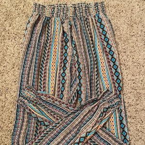 Patterned Flowy Pants
